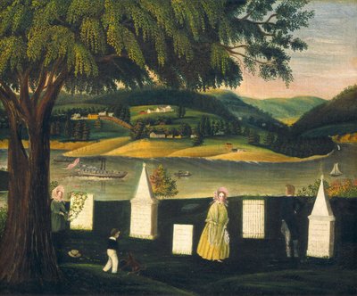 Cimetière familial, vers 1840 - Unbekannt