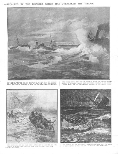Épaves célèbres des jours passés : Quelques désastres historiques en mer, 20 avril 1912 - Unbekannt