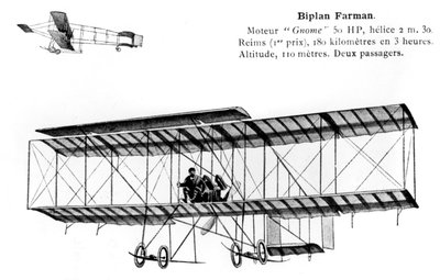 Biplan Farman, 20e siècle - Unbekannt