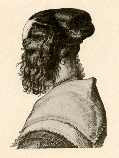 Style de coiffure à la mode, règnes de Charles I et II, vers 1620-1680, 1937 - Unbekannt