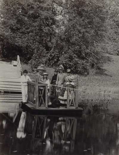 Ferry à la datcha de Pyotr Durnovo à Saint-Pétersbourg, années 1880 - Unbekannt