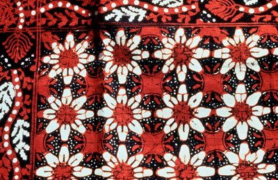 Motif floral, Indonésie, 20e siècle - Unbekannt