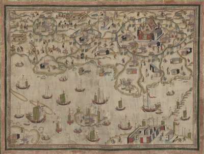 Forts Zeelandia et Provintia et la ville de Tainan, XIXe siècle - Unbekannt