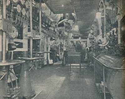 Salle des machines avant de l