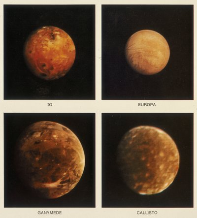 Quatre lunes de Jupiter. Io, Europe, Ganymède et Callisto, 1979 - Unbekannt