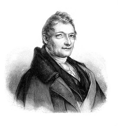 Franz Xaver Gabelsberger, inventeur allemand de la sténographie Gabelsberger, 1900 - Unbekannt