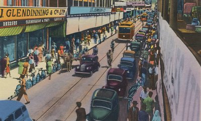 Rue Frederick, Port of Spain, Trinidad, B.W.I., vers 1940 - Unbekannt