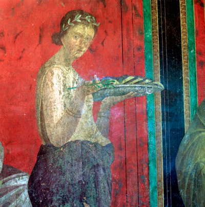 Détail de Fresque, Initié Faisant une Offrande, 1er Siècle av. J.-C. - Unbekannt