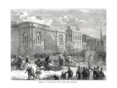 Façade de Newgate depuis Old Bailey, 1878 - Unbekannt