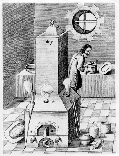 Four pour les processus nécessitant une chaleur prolongée, comme la cémentation, 1580 - Unbekannt