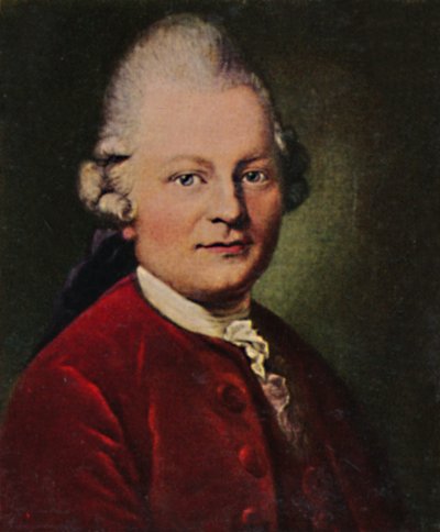 Gotthold Ephraim Lessing 1729-1781 - Peinture d