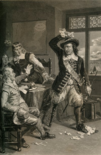 Le gouverneur Stuyvesant détruisant la convocation à se rendre, 1877 - Unbekannt