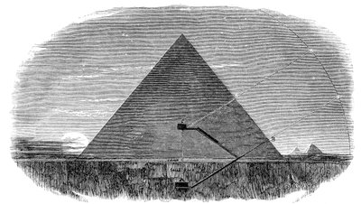 La grande pyramide de Khéops à Gizeh utilisée comme observatoire astronomique - Unbekannt