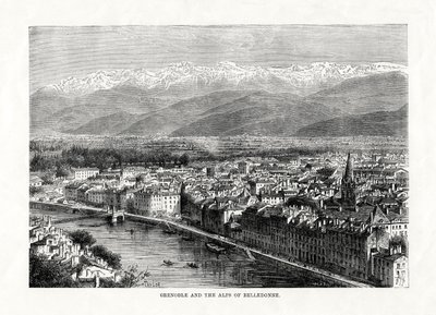 Grenoble et les Alpes de Belledonne, France, 1879 - Unbekannt