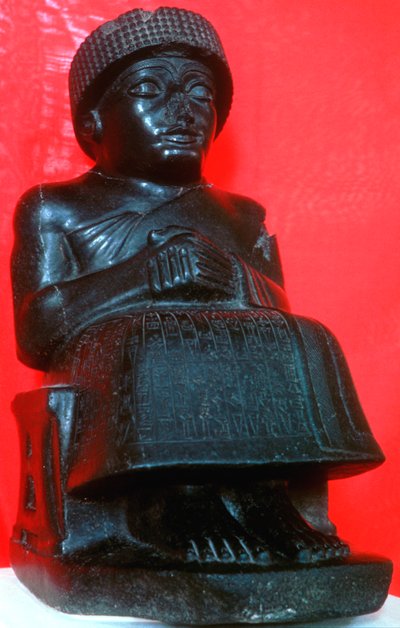 Gudea, dirigeant de la cité-état de Lagash en Babylonie méridionale, néo-sumérien, XXIIe siècle av. J.-C. - Unbekannt