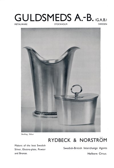 Guldsmeds A.-B. G.A.B. - Argent Sterling - Rydbeck & Norström - Unbekannt
