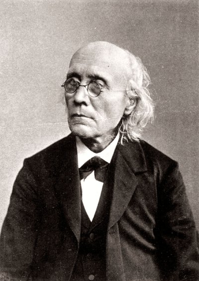 Gustav Theodor Fechner, psychologue expérimental allemand, vers 1883-1884 - Unbekannt