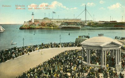 La Havane : Malecon et château du Morro, vers 1919 - Unbekannt