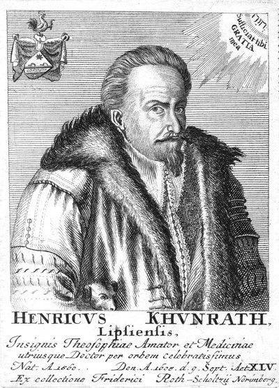 Heinrich Khunrath, chimiste et alchimiste allemand, 1725 - Unbekannt