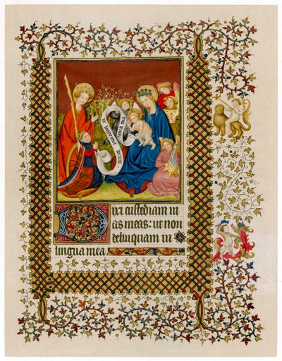 Henri VI devant la Vierge et l