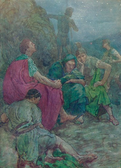 Ici, abrité par des falaises escarpées, il s