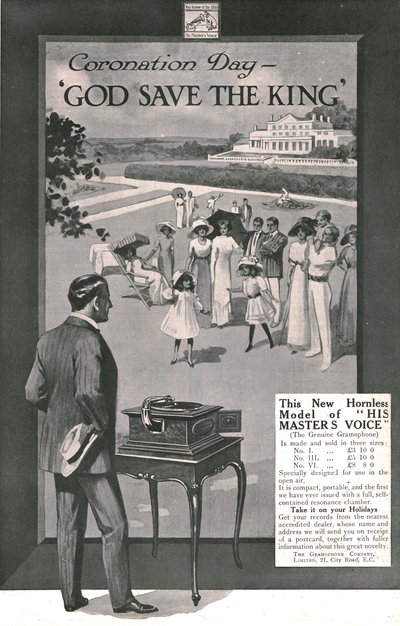 Publicité La Voix de son Maître, 1911 - Unbekannt