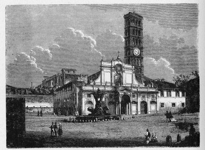 Histoire de la Rome antique. Santa Maria in Cosmedin est une basilique mineure à Rome, Italie. Elle est située dans le rione de Ripa. - Unbekannt
