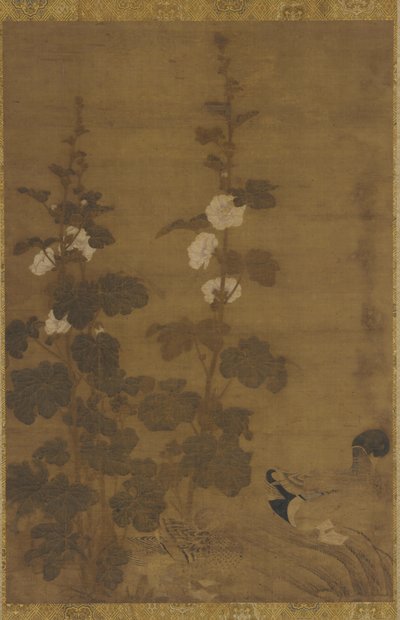 Rose trémières et canards, dynastie Ming, 1368-1644 - Unbekannt
