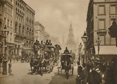 Comment Londres a changé depuis que les chapeaux haut-de-forme étaient portés par les passagers extérieurs, vers 1900, vers 1935 - Unbekannt