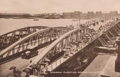 Pont flottant de Howrah, Calcutta, vers 1905 - Unbekannt