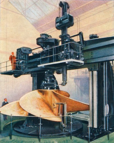 Enorme aléseuse verticale, 1938 - Unbekannt