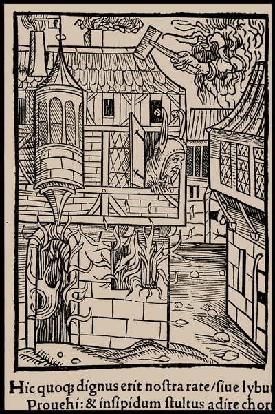 Illustration du livre La Nef des fous de Sebastian Brant, 1497 - Unbekannt