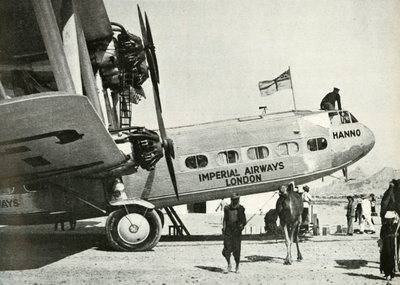 Avion biplan Handley-Page HP 42 de Imperial Airways Hanno, Gwadar, Baloutchistan, vers 1931-1940 1946 - Unbekannt