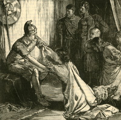 Entrevue entre Coriolan et sa femme et sa mère, 1890 - Unbekannt