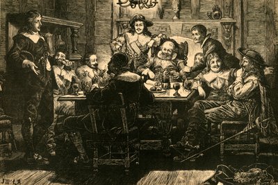 Introduction de Randolph à Ben Jonson à la taverne du Diable, 1897 - Unbekannt