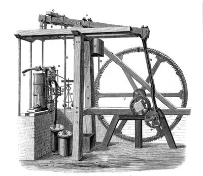 Prototype de machine à vapeur de James Watt, Old Bess, vers 1778 - Unbekannt