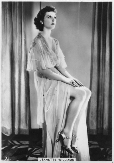 Jeanette Williams, vers 1938 - Unbekannt