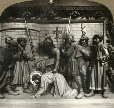 Jésus tombe pour la deuxième fois sous le poids de la croix, vers 1920 - Unbekannt