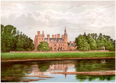 Kelham Hall, Nottinghamshire, maison de la famille Manners-Sutton, vers 1880 - Unbekannt