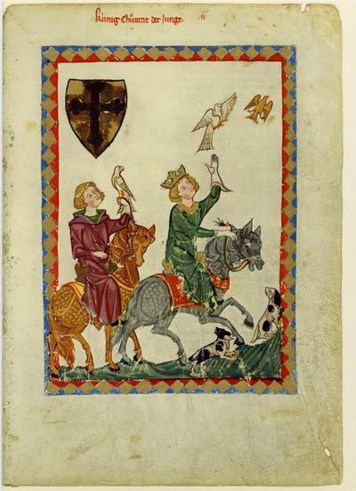 Le roi Conrad le Jeune du Codex Manesse - Unbekannt
