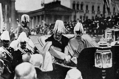 Le roi Édouard VII et le Kaiser Guillaume II à Berlin, février 1909, 1964 - Unbekannt