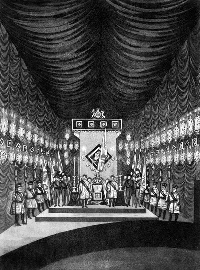 Le roi George IV en état à Windsor Castle, 1830 - Unbekannt