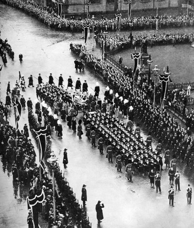 Procession funéraire du roi George V passant par Palace Yard, Londres - Unbekannt