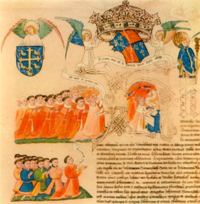 Le roi Henri VI avec des représentants des Lords et des Communes, 1446, 1947 - Unbekannt