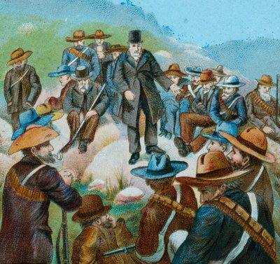 Kruger faisant appel aux Burghers à Bloemfontein, 1900 - Unbekannt