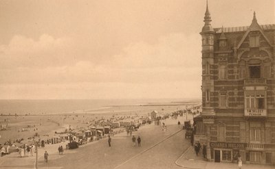 La Digue et la Plage, vers 1900 - Unbekannt