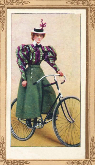 Cycliste portant une jupe divisée, 1939 - Unbekannt