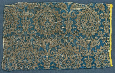 Lampas avec lièvres en motif ogival, 1300s - Unbekannt