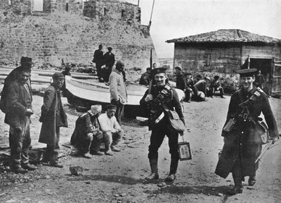 Partie de débarquement de marines pendant les premières opérations contre les Dardanelles, 1915 - Unbekannt