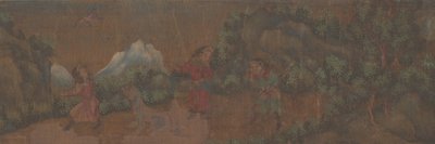Paysage avec figure dans un cadre boisé - Unbekannt